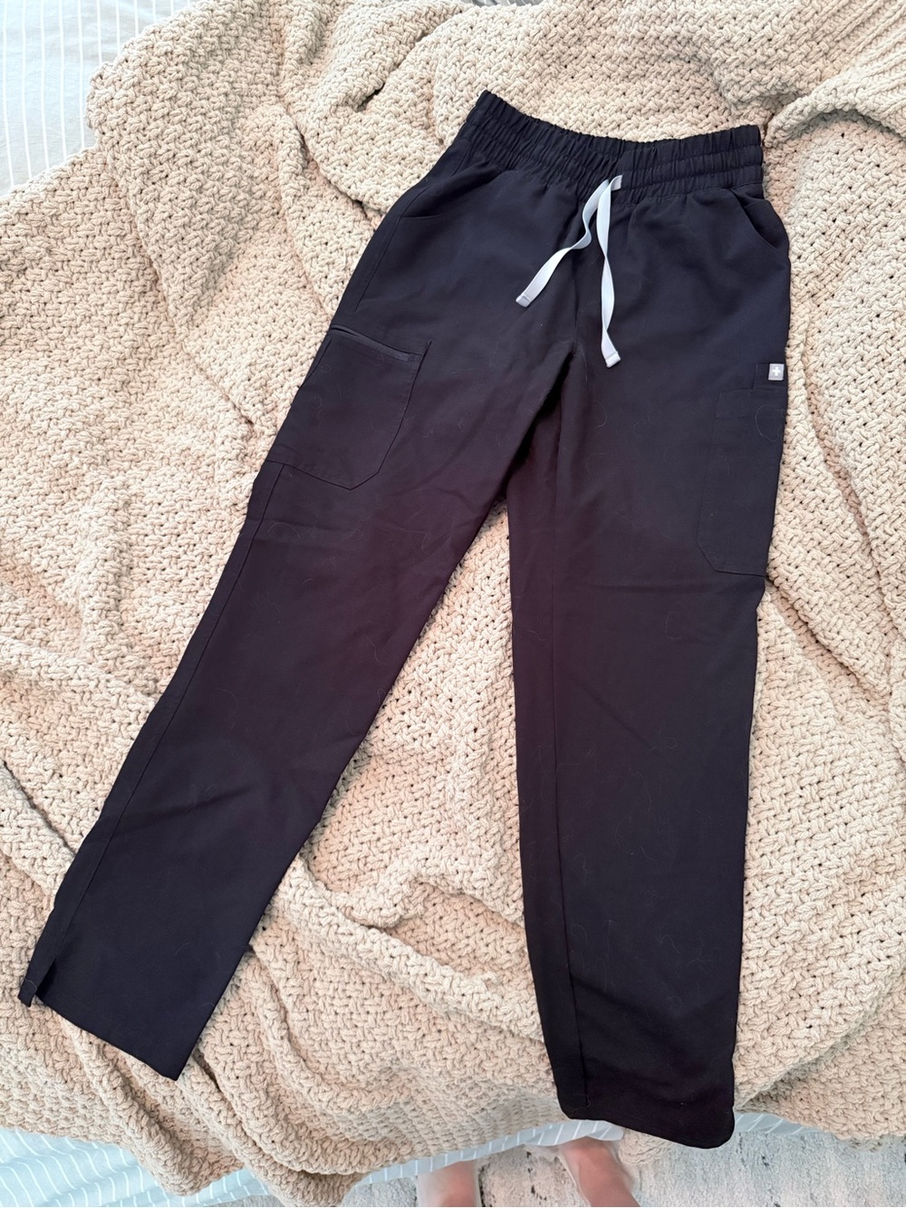 Figs yola high waisted pant Black
